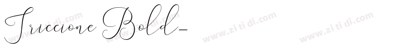 Iriccione Bold字体转换